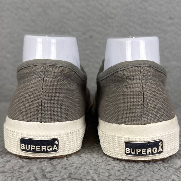 Superga 2750 COTU Classic Sneakers Gray Canvas Unisex Size 40 USW 9 USM 7.5 - Picture 4 of 7